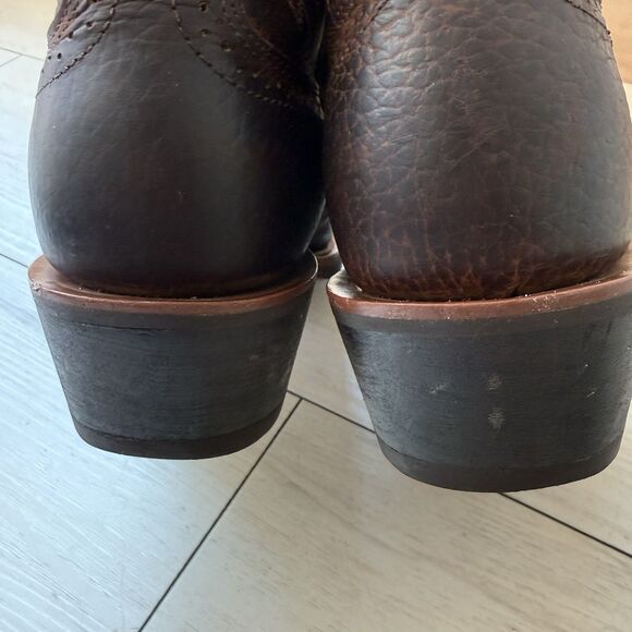 Ariat Heritage Roughstock Square Toe Cowboy Boots Men 8.5 Western Boots Brown main image 4
